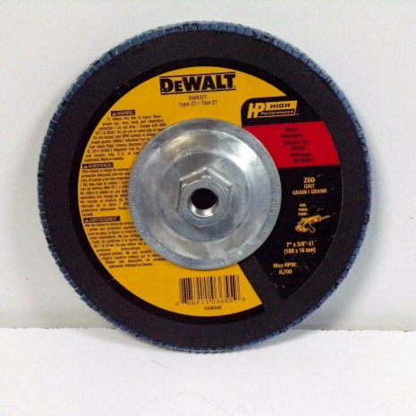 DEWALT Metal Flap Disc 7X58-11 Z60 Grit Top