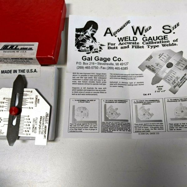 G.A.L Gauge Automatic Welding Size Gauge Mito Supply