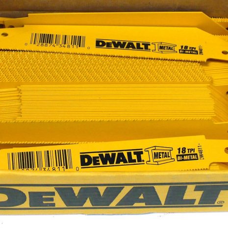 Dewalt 6″ X 18 TPI Bi-metal Reciprocating Saw Blades - Indistrial Supplies in Alabaster Alabama
