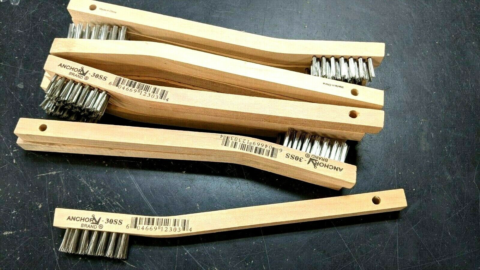 thumbnail image 2 of Red Devil Mini Stainless Steel Wire Brush - 5 Degree Angle Bristles With Scraper Edge 2 of 9