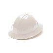 Pyramex HP24110 Full Brim Hard Hat – 4-Point Ratchet Suspension – White - Safety Equipment in Alabaster Alabama