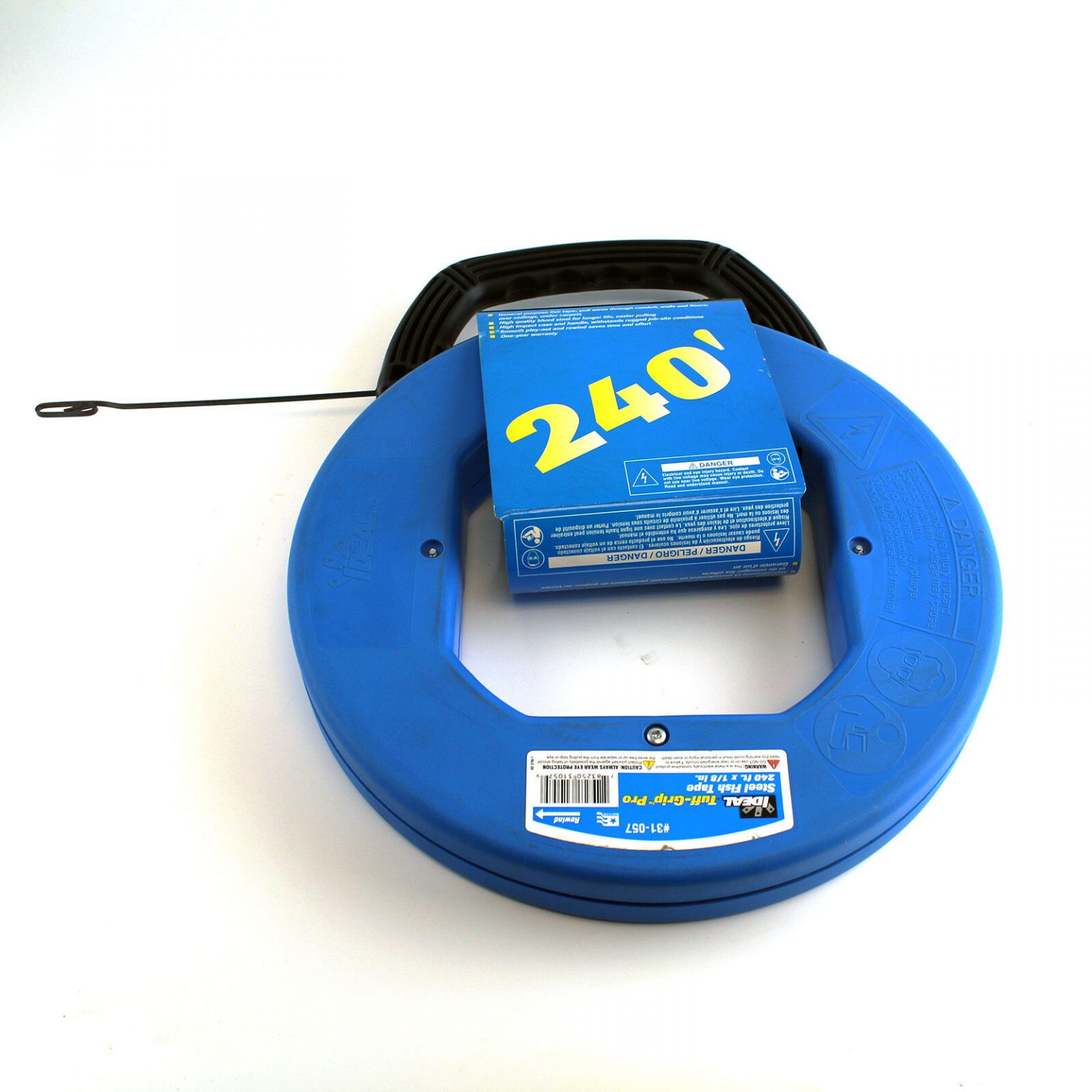 IDEAL TUFFGRIP PRO BluedSteel Fish Tape 240Ft31057 Mito Supply