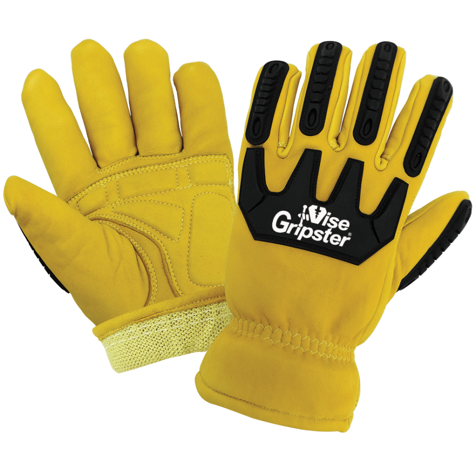 Vise Gripster® Premium Goatskin Aralene® Cut Resis.A6Arc Rating Gloves
